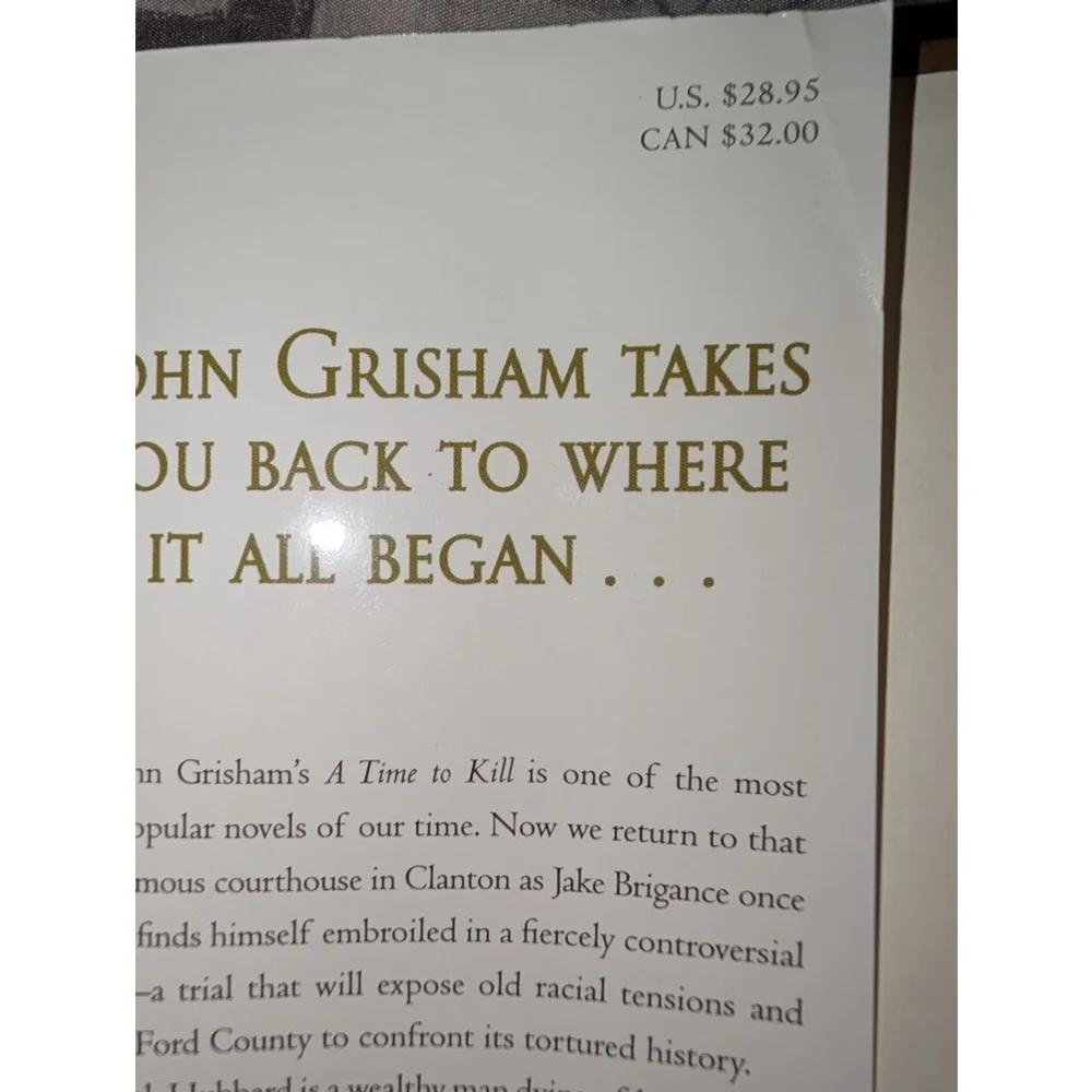 John Grisham Sycamore Row Hardcover Book